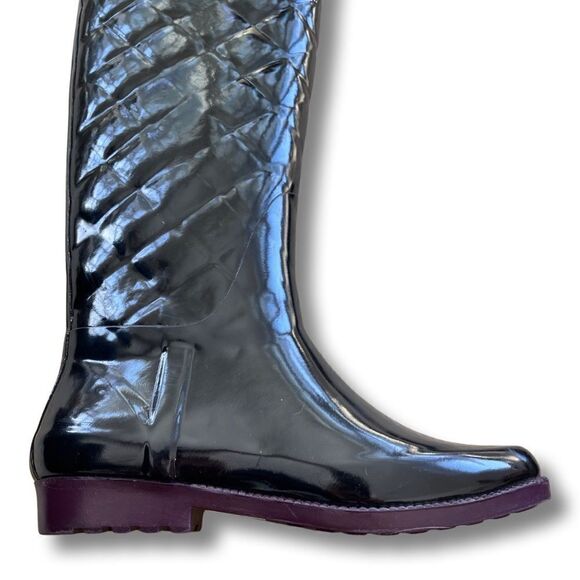 Tommy Hilfiger Women's Vintage Black Rain Boot • Size 6 - Picture 9 of 14